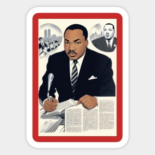 MLK JR 8 Sticker